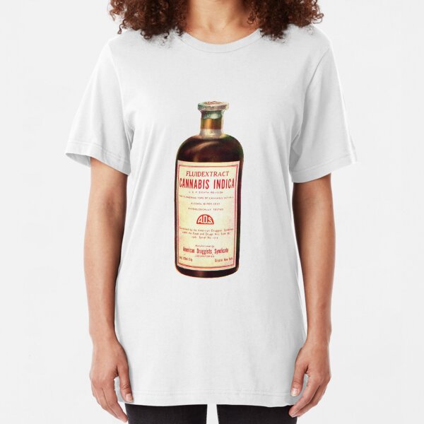 Cannabis Extract Slim Fit T-Shirt