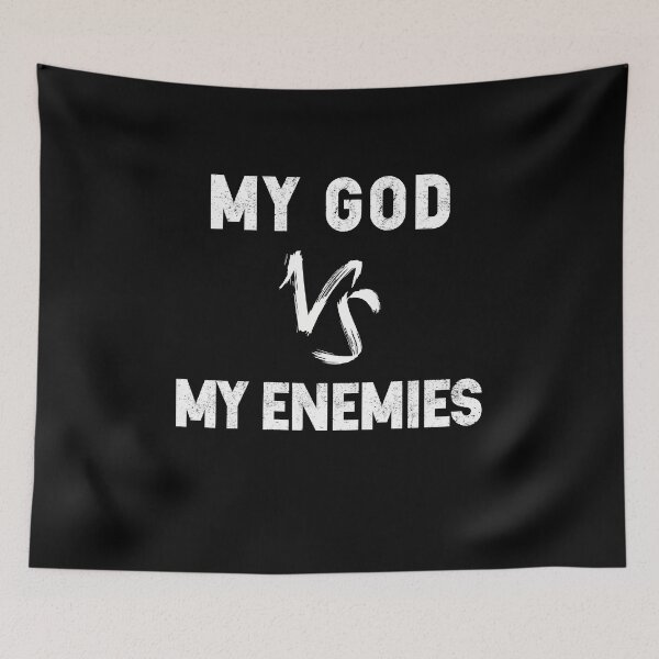 Item preview, My God Vs My Enemies T-Shirt Men Women designed and sold by Yarkos.