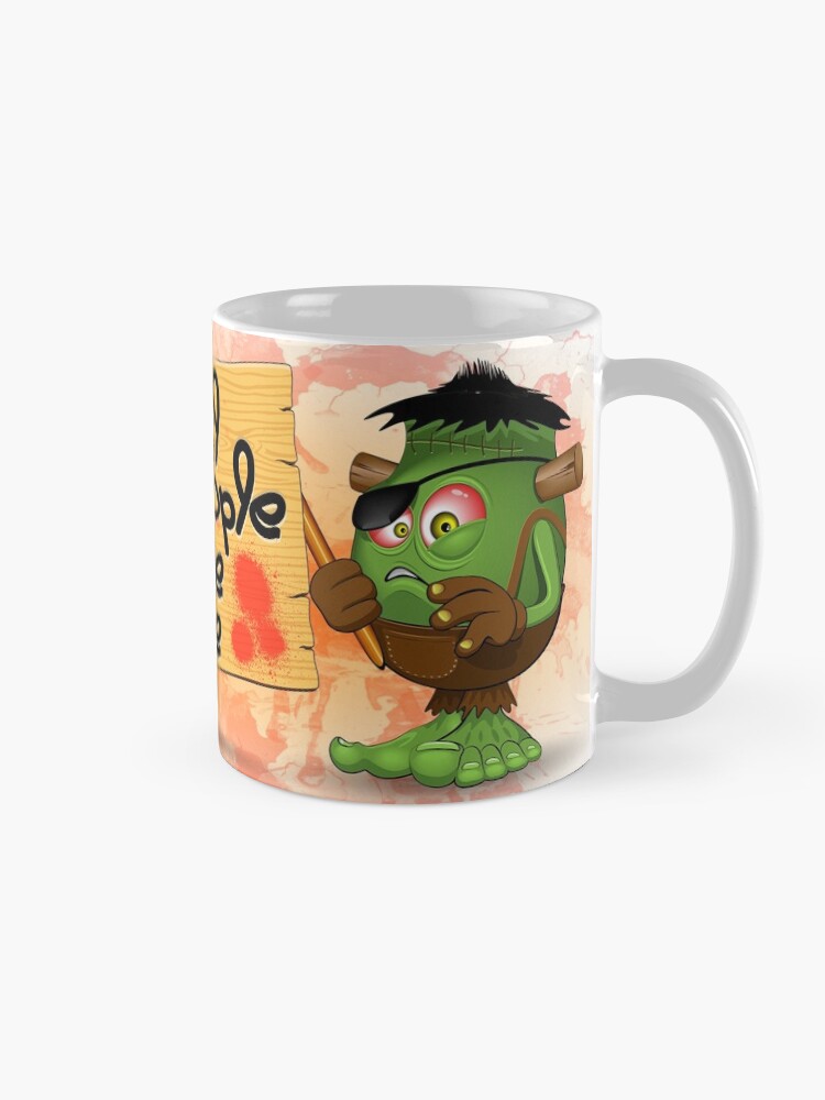 Alternate view of 'Normal People Scare Me' Humorous Frankenstein Character Mug