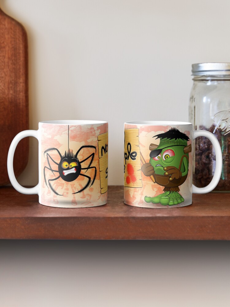 Alternate view of 'Normal People Scare Me' Humorous Frankenstein Character Mug