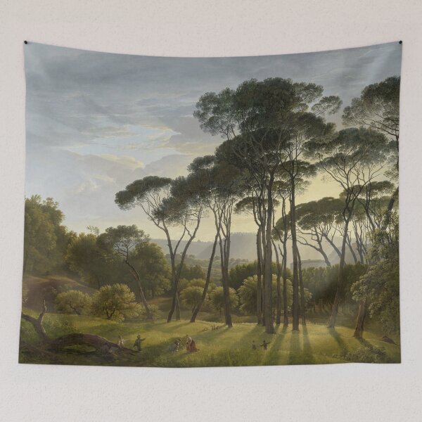 Item preview, Italian Landscape with Umbrella Pines - Hendrik Voogd designed and sold by themasters.