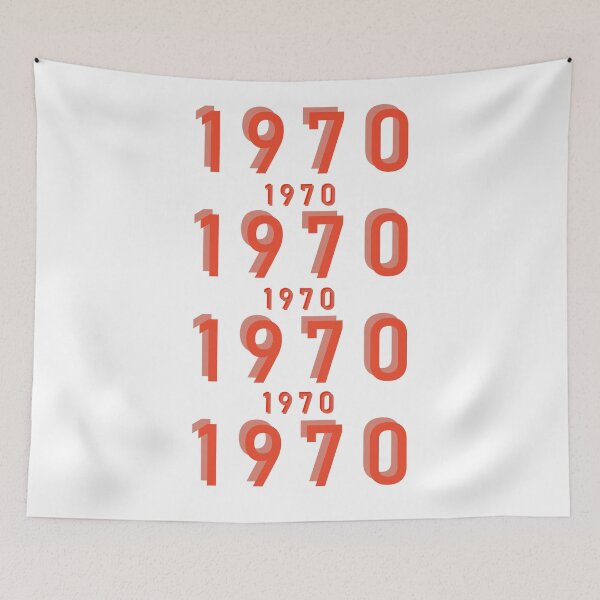 Item preview, 1970 Date of Birth design designed and sold by GetItGiftIt.