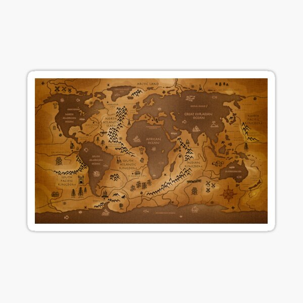 Planet Earth - Inversed Sticker