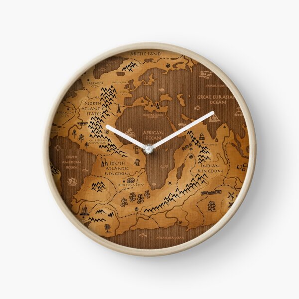 Planet Earth - Inversed Clock