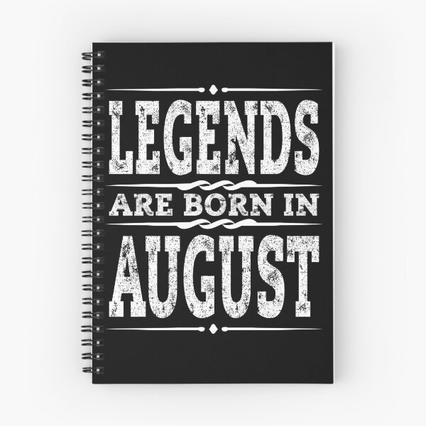 Item preview, Legends are born in August Shirt August Birthday T designed and sold by Anumber1.