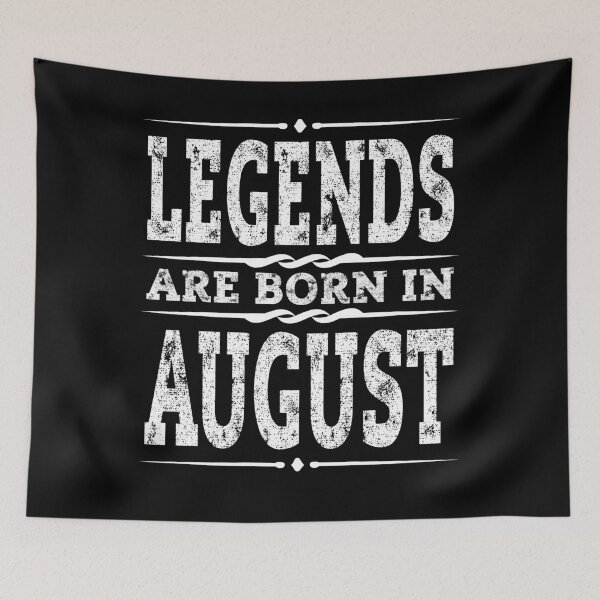 Item preview, Legends are born in August Shirt August Birthday T designed and sold by Anumber1.