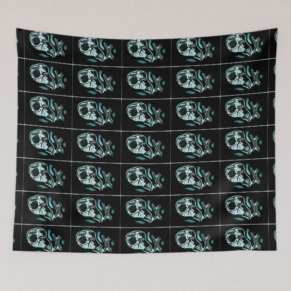 Item preview, The romantic, green poison skull designed and sold by 40podarousa.