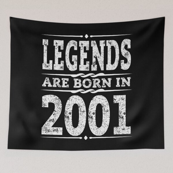Item preview, Legends are born in 2001 Shirt 18th Birthday Gift designed and sold by Anumber1.