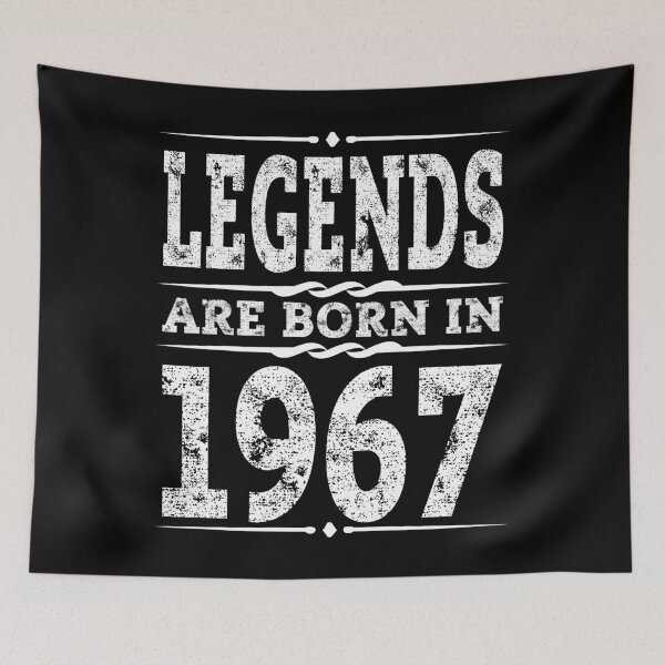 Item preview, Legends are born in 1967 Shirt 52th Birthday Gift designed and sold by Anumber1.