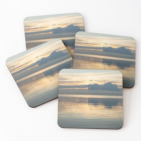 Item preview, Cool Cloud Formations in Gunmetal Grey and Soft Yellow designed and sold by Georgia Mizuleva.