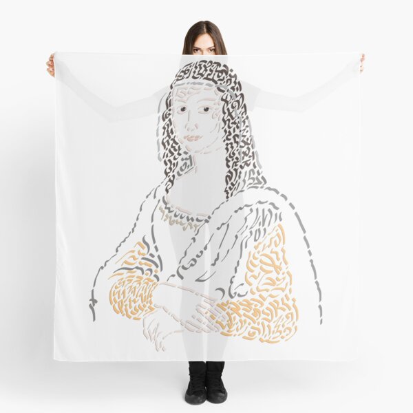 Foulards Sur Le Theme La Joconde Redbubble