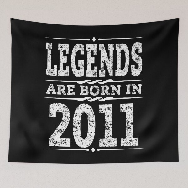 Item preview, Legends are born in 2011 Shirt Kids 7th Birthday designed and sold by Anumber1.