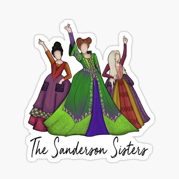 The Sanderson Sisters Stickers Redbubble