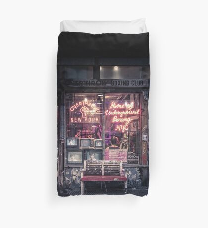 Underground Boxing Club Nyc Duvet Cover By Nicklas81 Redbubble