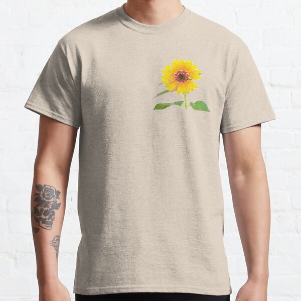 Sunflower in Watercolor Classic T-Shirt