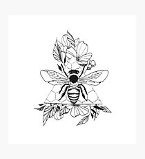 Lámina fotográfica Salva a las abejas
