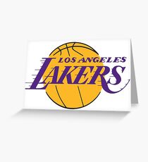 Los Angeles Lakers Basketball Grußkarte