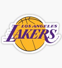 Pegatina Baloncesto Los Angeles Lakers