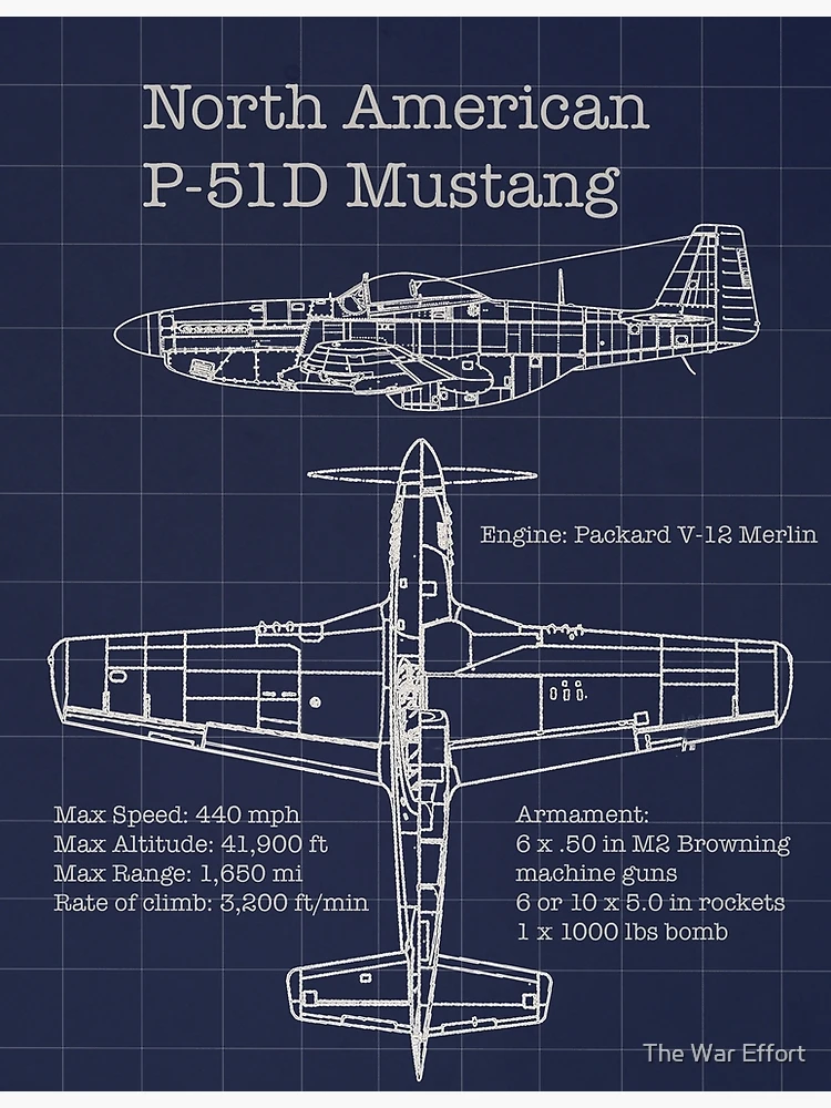 Digital Download Warbirds World War 2 P-51 Mustang Art Print Boys Rooms  Office -  Canada
