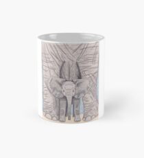 Mom and Baby Elephant Mug