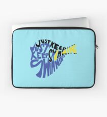 Einfach weiter schwimmen Laptoptasche