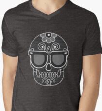 stylised skull Men's V-Neck T-Shirt