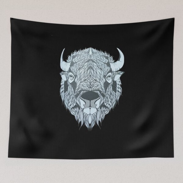 Item preview, Buffalo for gothic, motorcycle and hard rock fans designed and sold by peter2art.