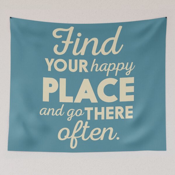 Item preview, Find your happy place, wanderlust quote, traveling, explore, go on an adventure, world is yours designed and sold by Spallutos.