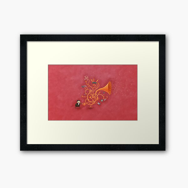 Trombombone Framed Art Print