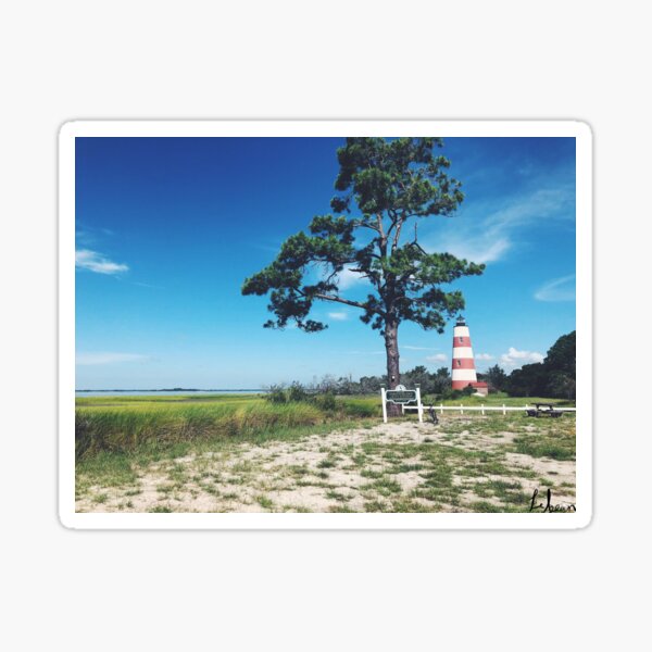Item preview, Lighthouse Sapelo Island  designed and sold by beanydesigns.