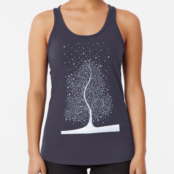 Where Snowflakes Are Born Racerback Tank Top