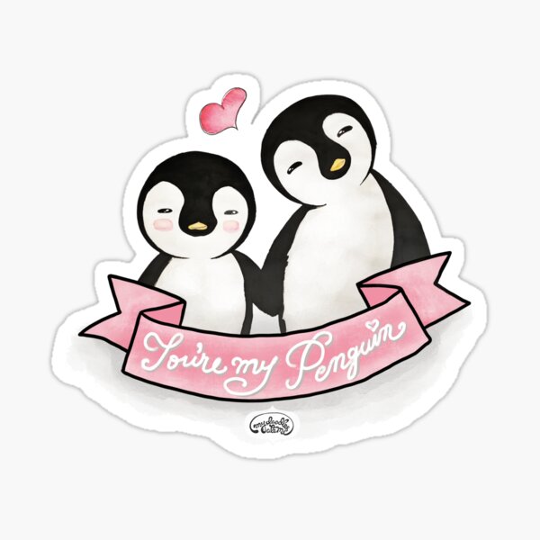 Youre My Penguin Stickers Redbubble - a savage penguin roblox