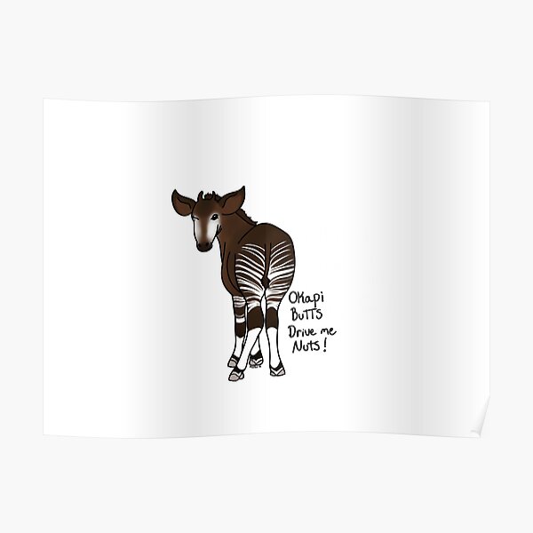 Okapi Butts! Poster