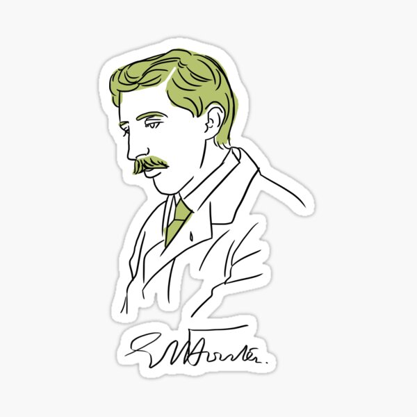 Item preview, EM Forster Stencil designed and sold by TweedCarnation.