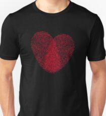 Fingerprint Heart Unisex T-Shirt
