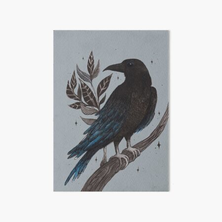 Raven Art Board Print