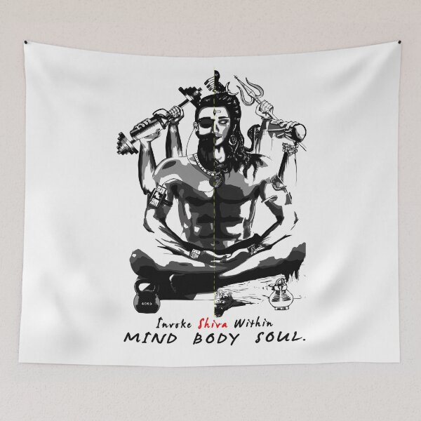 Item preview, Invoke the Lord Shiva within you- workout, meditate balance the mind body soul. designed and sold by Apurva Suvarna.