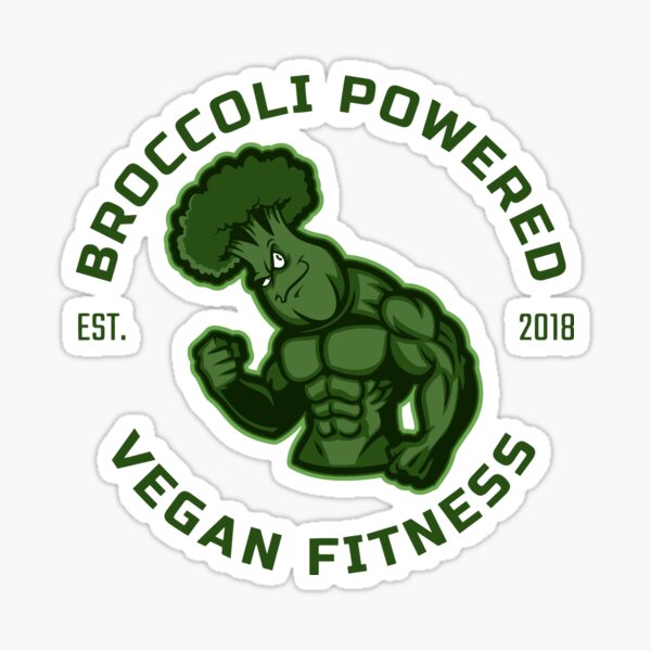 Broccoli Powered Sticker