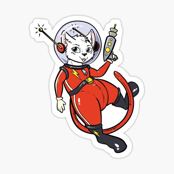 Space Kitty Sticker