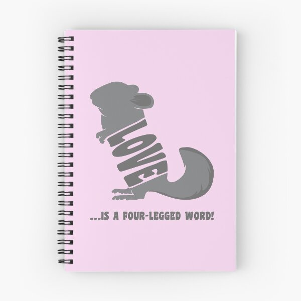 Item preview, Love is a four-legged word! - chinchilla designed and sold by RatArt Designs.