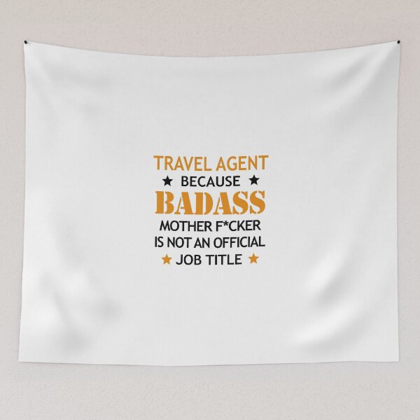 Item preview, Travel Agent Badass Funny Birthday Christmas Gift designed and sold by smily-tees.