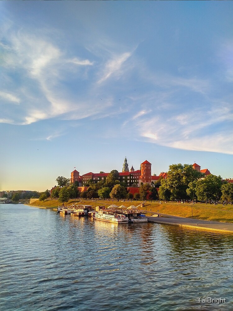 Thumbnail 3 of 3, Canvas Print, Magical Wawel Castle in Krakow - view from the bridge designed and sold by TalBright.