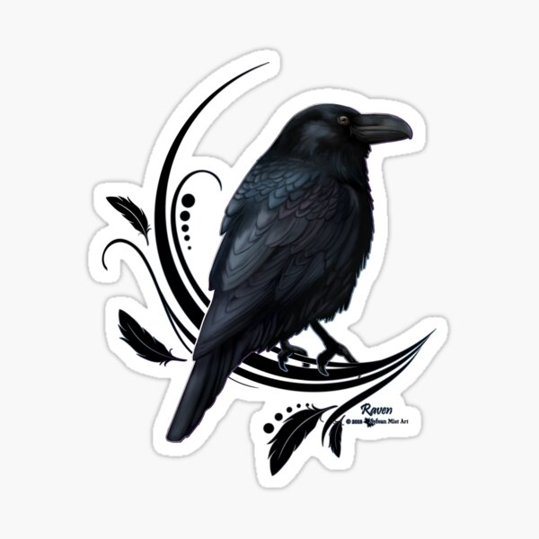 Raven Sticker