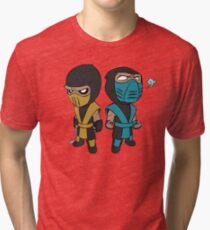 Scorpion & Sub-Zero Tri-blend T-Shirt