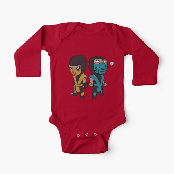 Scorpion & Sub-Zero Long Sleeve Baby One-Piece