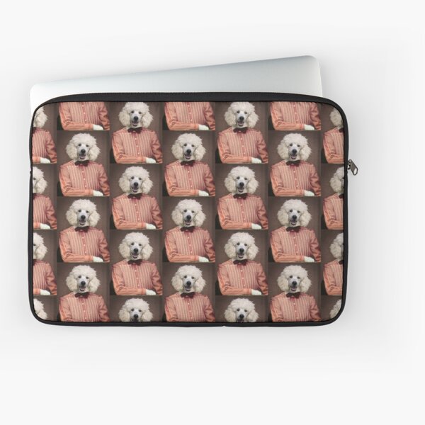 White French Poodle - Mademoiselle Charlotte Laptop Sleeve