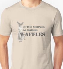 in the morning, donkey is making waffles Unisex T-Shirt