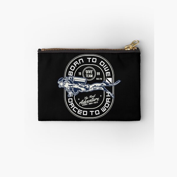 Item preview, Born To Dive Forced To Work  designed and sold by ThreadsNouveau.