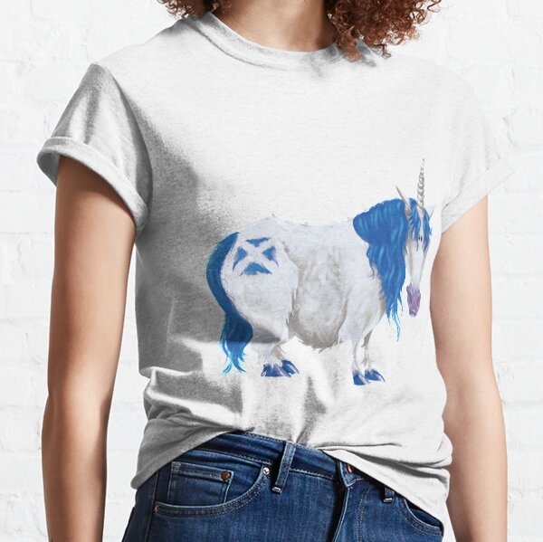 Scottish Saltire Unicorn Classic T-Shirt