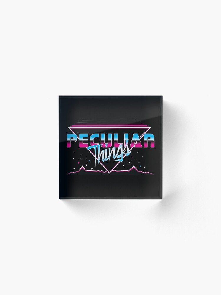 Alternate view of Peculiar Things 80s - Fenix Comics Acrylic Block